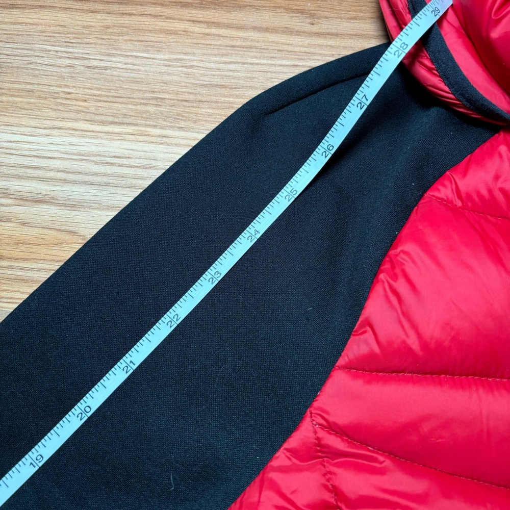 Tommy Hilfiger Jacket Womens Small Red Full Zip Packable Down Puffer Coat - Picture 7 of 9